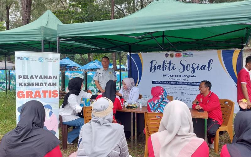 Jasa Raharja Bengkulu Hadirkan Layanan Kesehatan Gratis di Acara Bakti Sosial Dalam Rangka Harhubnas 2025